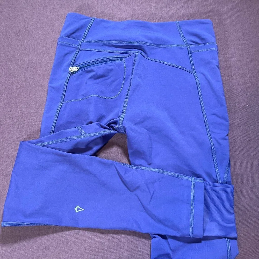 Ivivva (Lululemon) Athletic Legging with Jogger Cuffs in Purple/Indigo - Size 14